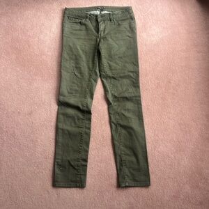 Olive Green prAna straight leg Jean